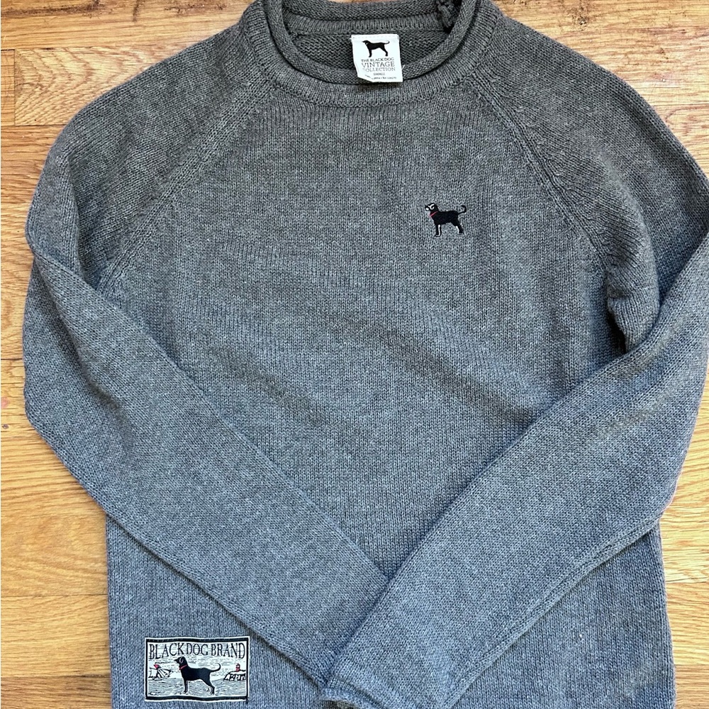 Women’s Black Dog Sweater, NWOT!!